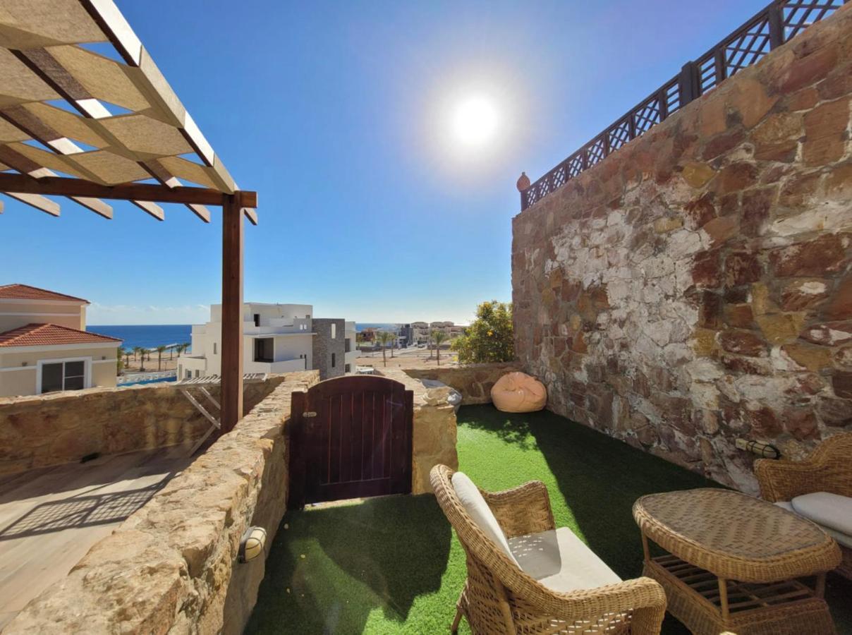 Elegant & Cozy Sea View Studio - Azzurra Hurghada Exteriör bild